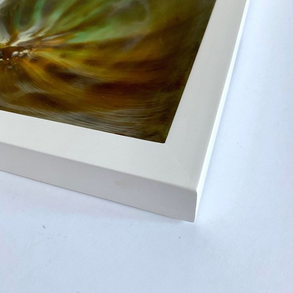 Original Art “Aura” Resin Artwork Painting by Tristina Dietz Elmes 9”x11” Frame - Picture 3 of 7